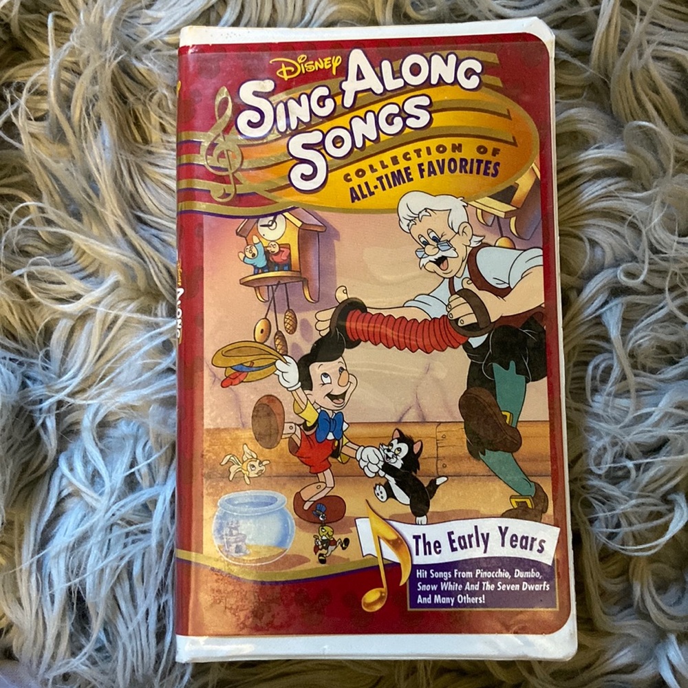 Disney sing along VHS